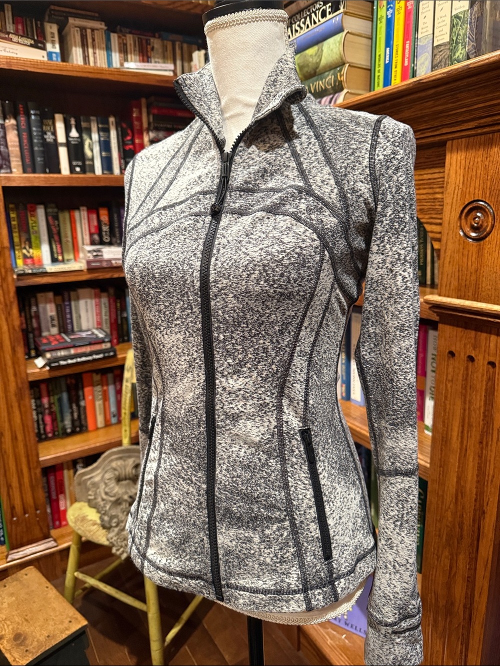 lululemon athletica Gray Marled define Zip up Jacket